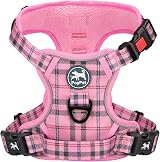 PoyPet No Pull Dog Harness Release on Neck Reflective Adjustable Pink L
