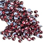 Beadsland Hotfix Rhinestones, 2880pcs Flatback Crystal Rhinestones for Crafts Clothes DIY Decorations, Amethyst, SS6, 1.9-2.1mm