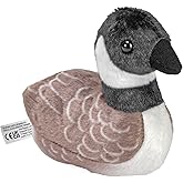 Wild Republic Audubon Birds Canada Goose Plush with Authentic Bird Sound, Stuffed Animal, Bird Toys for Kids and Birders, 5 inches