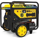 Champion 16,875-Watt Electric Start Tri Fuel Home Backup Portable Generator | Gas Propane &amp; Natural Gas Powered, Electric Start, LPG &amp; NG Hoses, 13,500 Running Watts, Wheel Kit, Free 3-Year Warranty