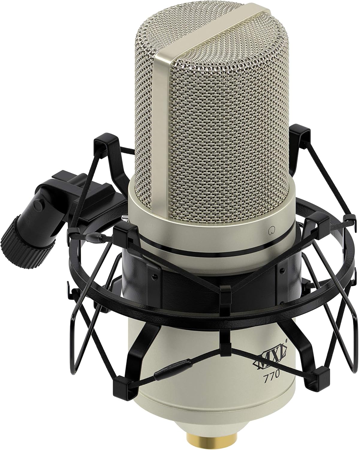 MXL Condenser Microphone, XLR, Vintage White (770VINTAGEWHITE): Musical Instruments