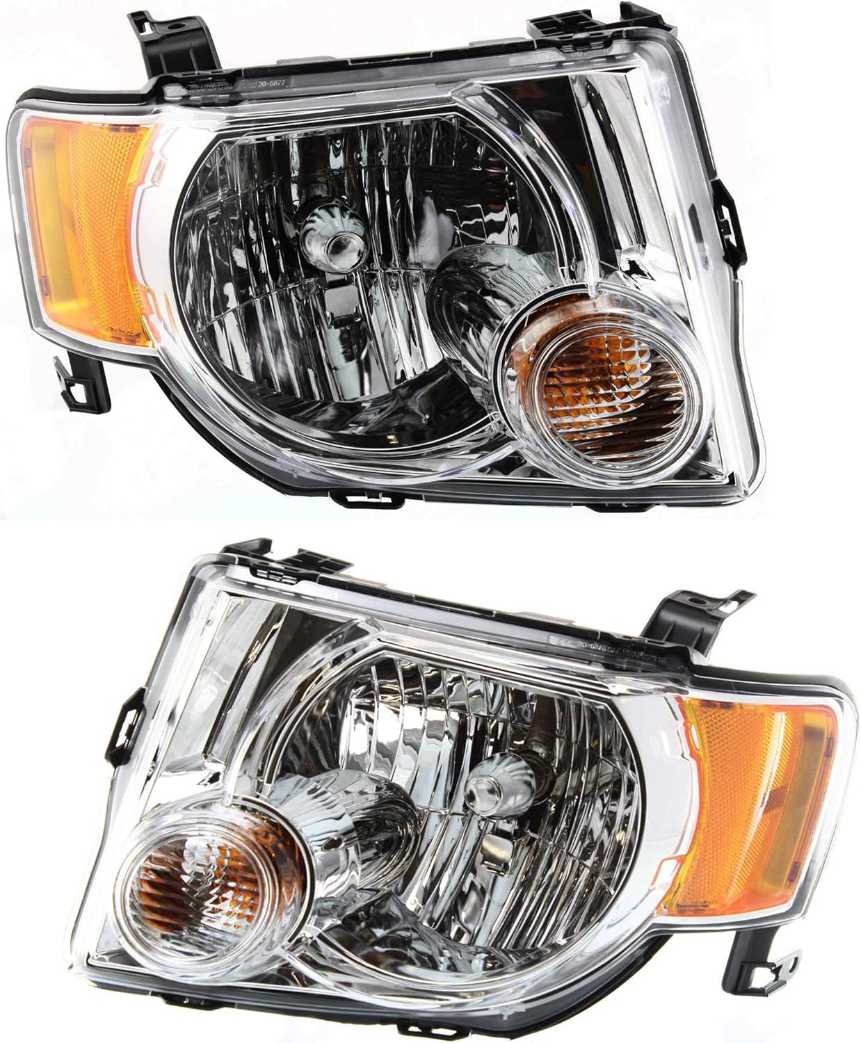 ford headlights replacement on Lights Lighting Accessories Driver And Passenger Side Headlights For 2008 2009 2010 2011 2012 Ford Escape Headlamps Assembly Replacement Lighting Assemblies Accessories