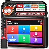 KINGBOLEN S6 OBD2 Scanner,2026 Bluetooth Scan Tool,Lifetime Update | 28 Resets, All System Car Diagnostic Scanner, CAN FD/FCA/Renault SGW,No Annual Fees,150+ Car Brands