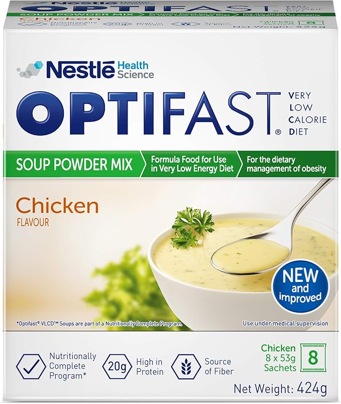 Nestle Optifast Very Low Calorie Diet Soup Chicken Flavor, 424 gm Buy