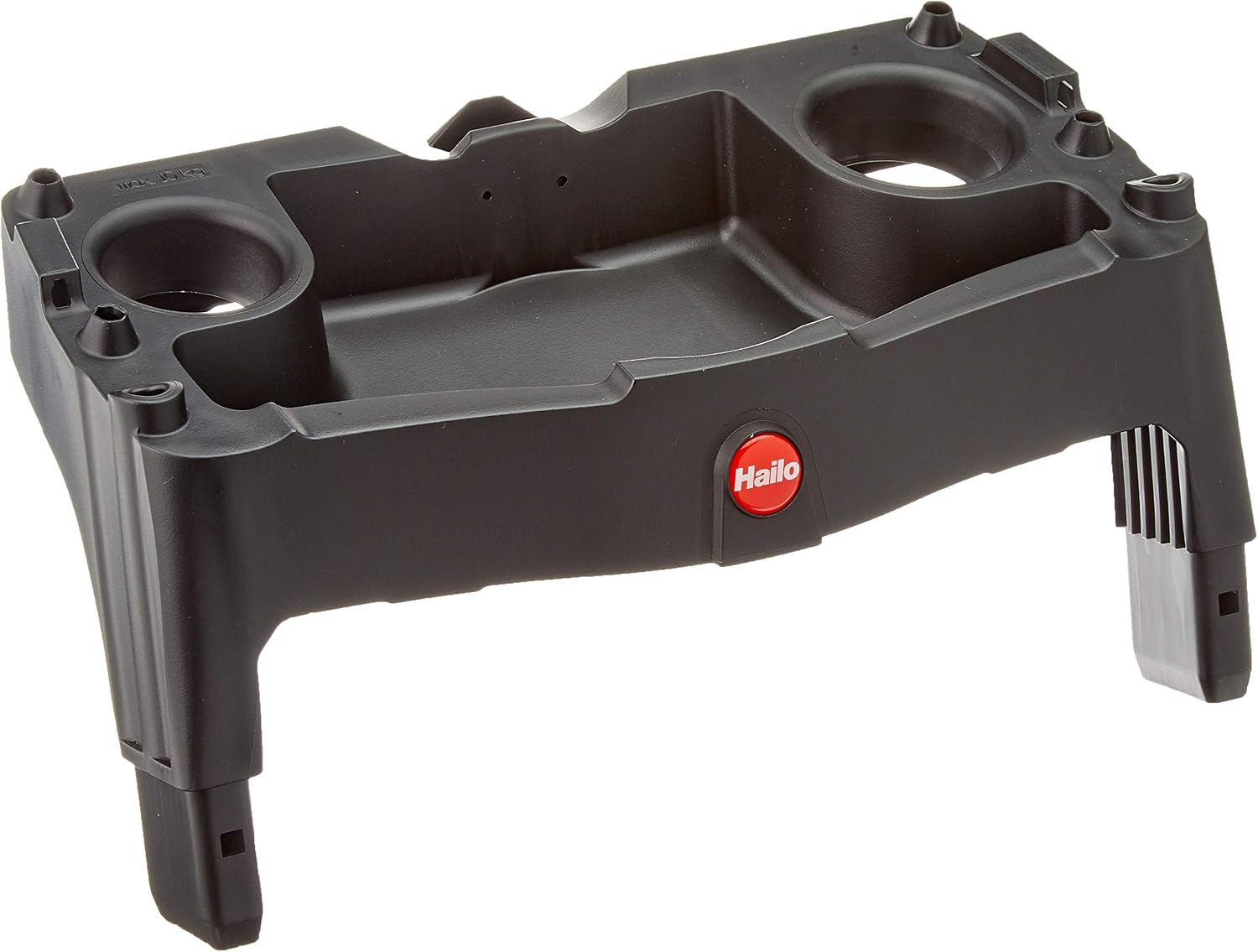 Hailo/Gierre 9918-001 - Bandeja multifunción para escaleras XXL EasyClix, Black, 57 x 21 x 41 cm