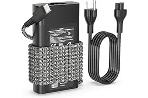 EWAMESIT Slim 65W USB C Laptop Charger Compatible with HP Envy,Omnibook, Chromebook, Spectre X360, Spectre, Elitebook x360, E