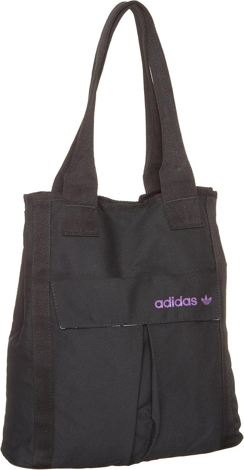 adidas Originals Street Tote Bag,Black / Multicolor / Violet S09,one