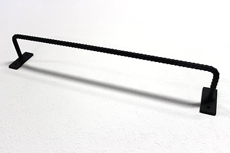 Amazon 日本製 ハンドメイド Cozy アンティーク調 アイアン バー タオルハンガー 金具 S 40cm タオルバー