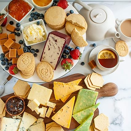 Amazon Com British Gourmet Premier Gift Basket The Finest Collection Britain S Best Cheese Tea Sweets And Crackers Gourmet Cheese Gifts Grocery Gourmet Food
