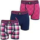 Mens Boxer Trunks by Crosshatch (Bright Magneta) XL