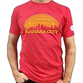 Skyline Football T-Shirt, Hand-Drawn, Made in USA