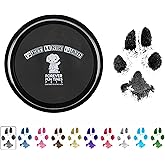 Pet Paw Print Impression Kit | Dog Ink Paw Print Kit | Pet Paw Print Kit | an Easy to Use Paw Print Stamp Pad for Dogs | Contains an Ink Pad for Dog Paw Prints That You Can Treasure (Big Black)
