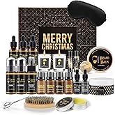Advent Calendar 2025 Men Grooming, 24 Day Beard Grooming Kit Countdown to Christmas Calendar Xmas Suprise Gifts for Husband Father Boyfriends