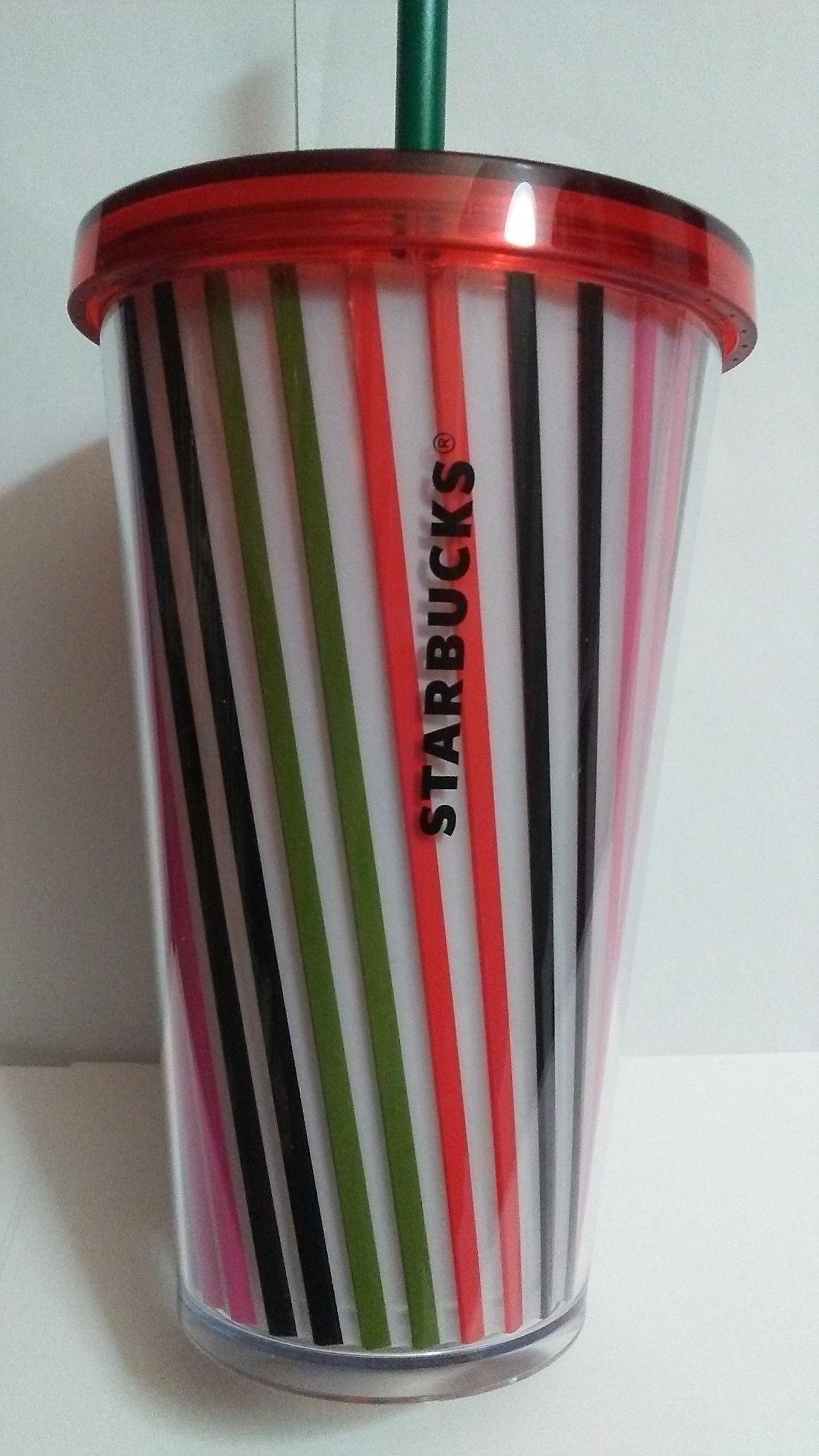 2017 Starbucks Acrylic Striped Cold Cup 16 Oz | Desertcart Guyana
