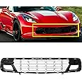 Generic Z06 yle Grill patible with rvette C7 | Fits all Models Base Z51 Grand Sport Z06,Black