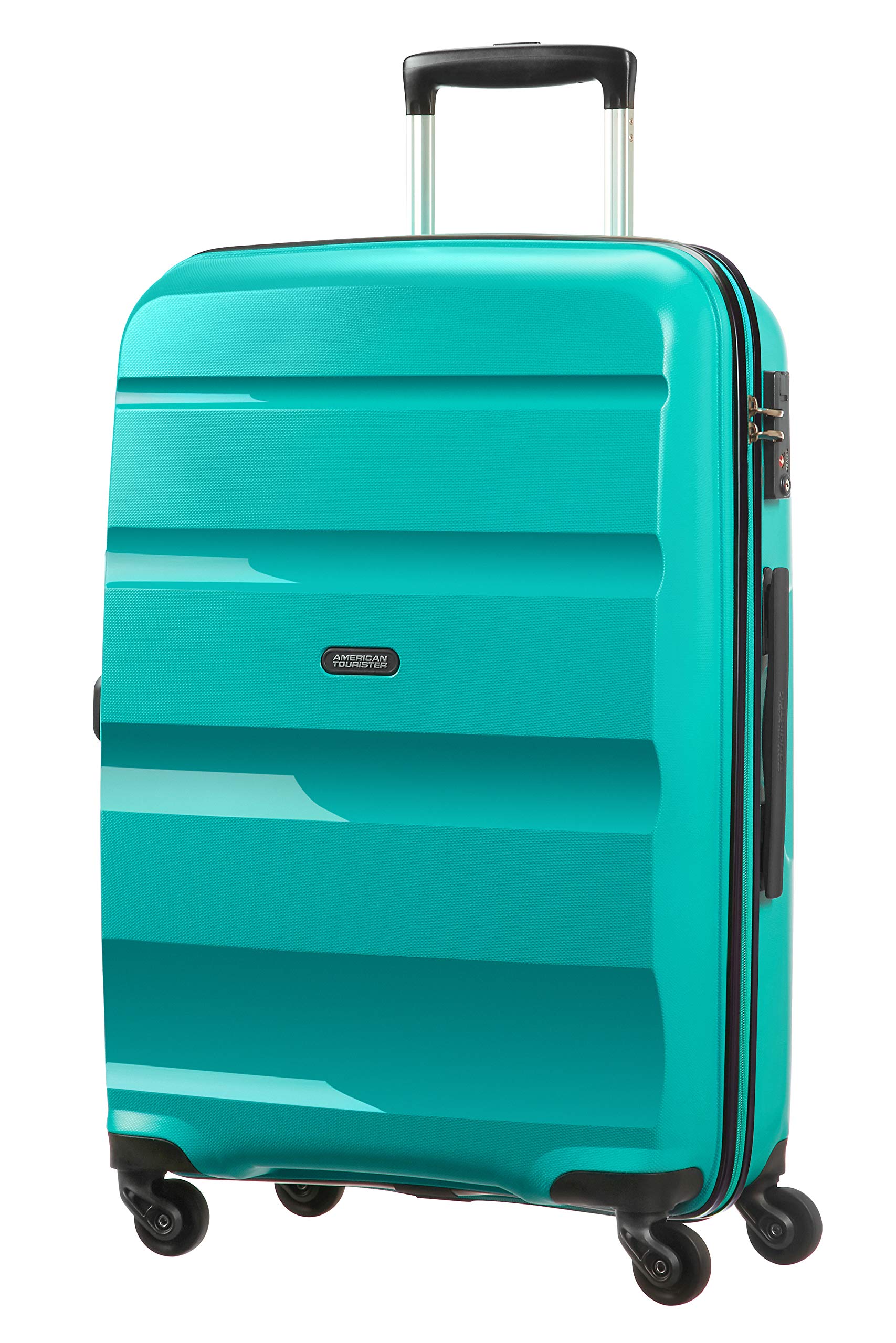 American Tourister Bon AIR - Spinner M, Suitcase, 66 cm, 57.5L, Turquoise (Deep Turquoise)