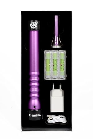 HOCHWERTIGE E HOSE E SHISHA WASSERPFEIFE NARGILE HOOKAH STARTERKIT INKL. LIQUID UND LADEKABEL OHNE NIKOTIN VERSCHIEDENE FARBE