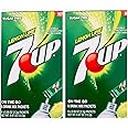 7/ UP SUGAR FREE LEMONLIME ON THE GO 6 DRINK MIX PACKETS ( 2 BOXES )