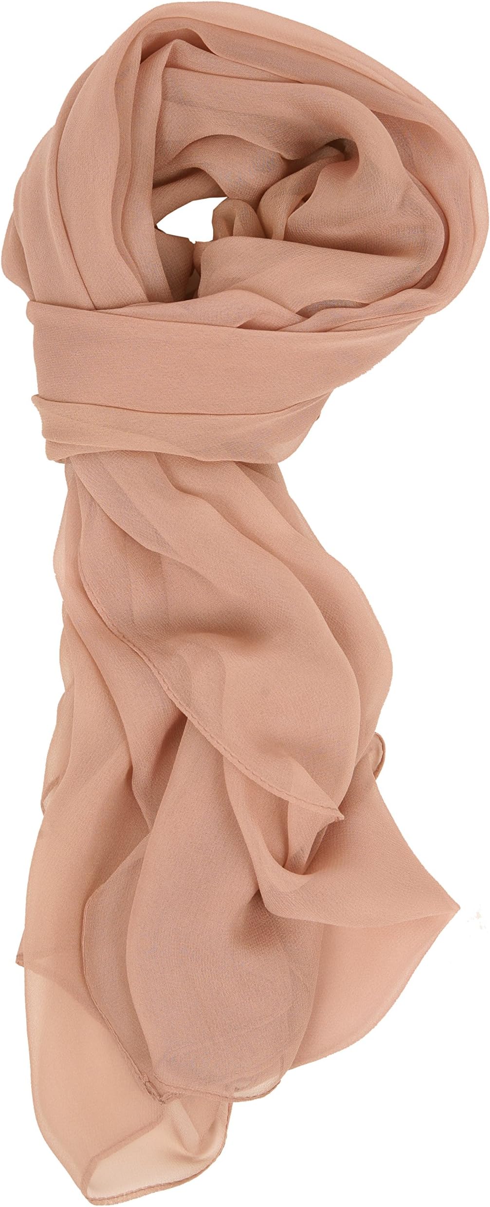 Solid Color Silk Blend, Lightweight, Sheer, Modern Oblong Scarf Headscarf