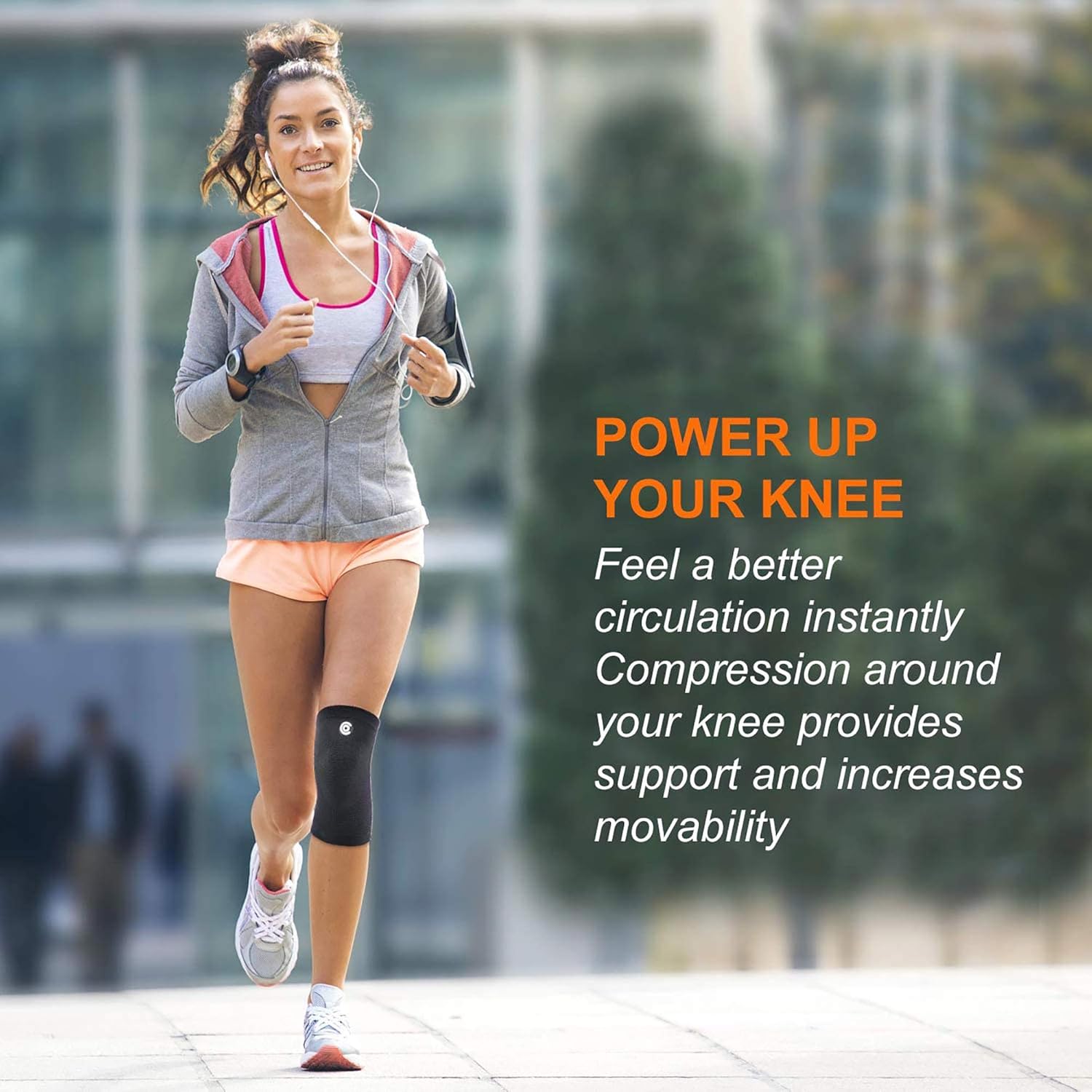CAMBIVO 2 Pairs Knee Brace, Compression Knee Sleeve for Men and Women, Knee Support for Running, Arthritis, ACL, Meniscus Tear, Sports: Sports & Outdoors