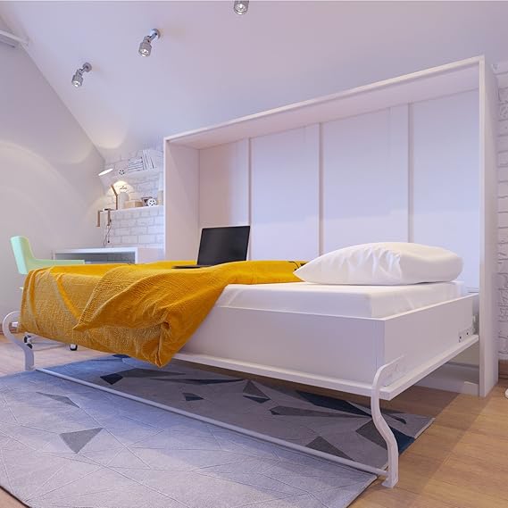 Schrankbett 140cm Horizontal Farbauswahl Smartbett Bettschrank Wandbett