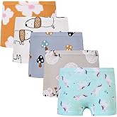 Czofnjesi Girls Boyshort Hipster Panties Cotton Panty Underwear (5 Pack)