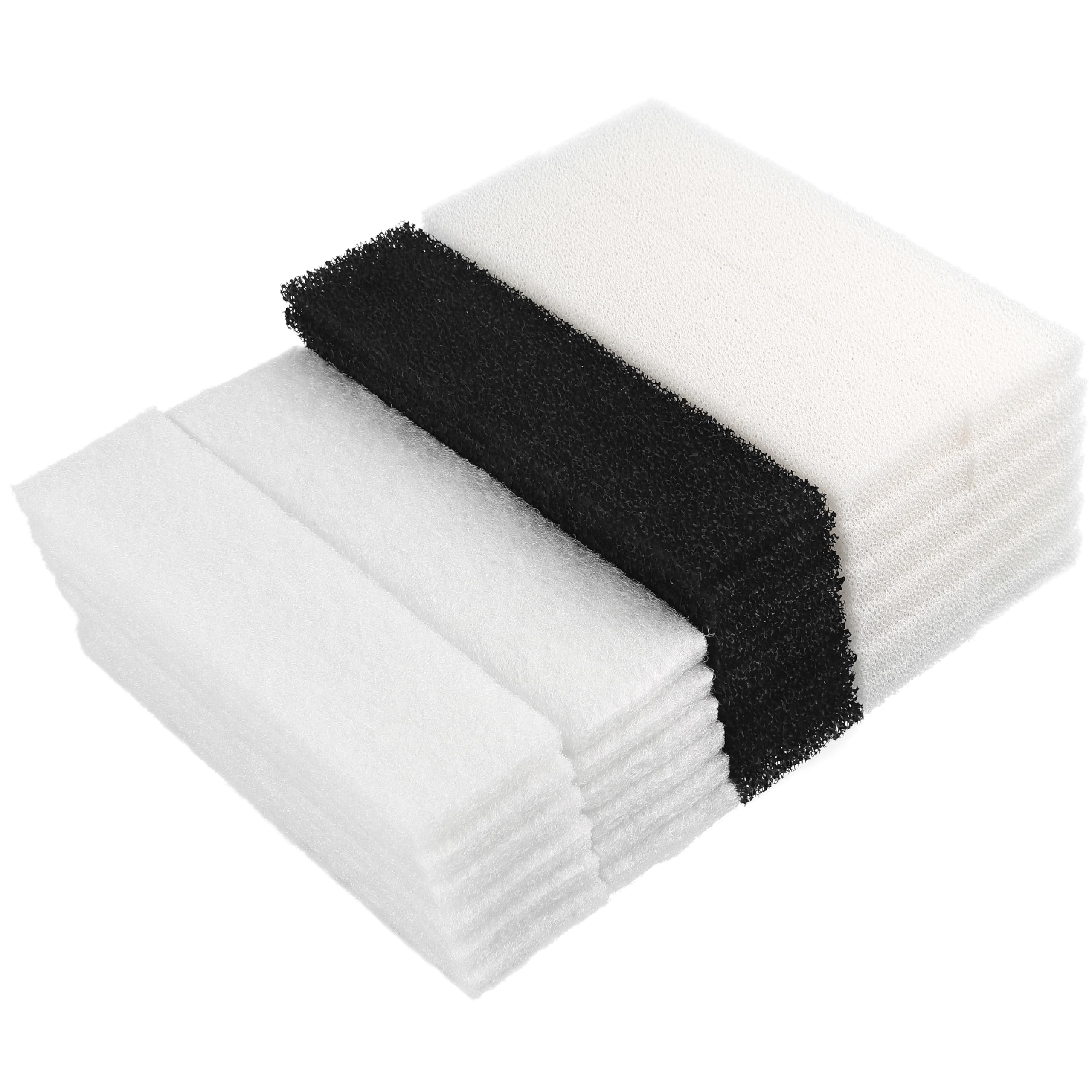 LTWHOME Value Pack of Foam Filters, Carbon Filters and Polyester Filters Set Fit for Fluval U4 Filter(Pack of 36)