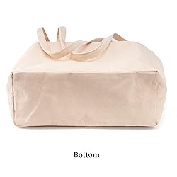 TOPASION Cute Corduroy Tote Bag Canvas Shoulder