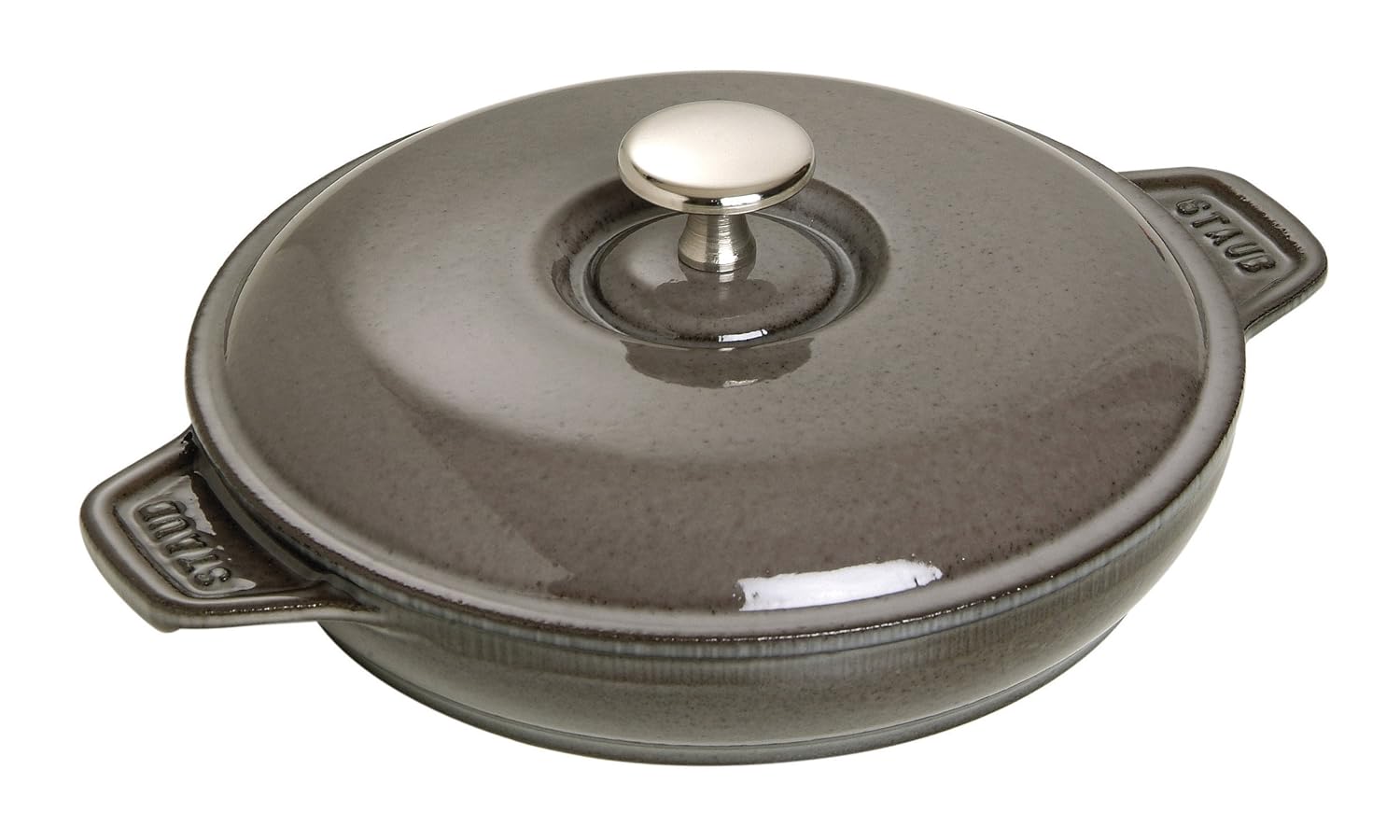 Staub 1332018 Round Hot Plate, 20 cm, Graphite Grey Amazon.co.uk