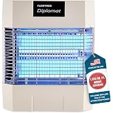 Flowtron Indoor Bug Zapper, 80W UV, Shock Grid, 1200 Sq Ft, UL | Wall-mount trap for restaurants and kitchens; drops insects into a removable chamber, no sticky refills.