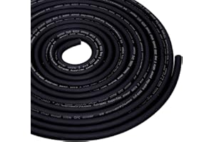 Conext Link 15 FT 2 AWG GA Full Gauge Battery Power Cable Ground Wire Frost Black OFC Copper （10073）