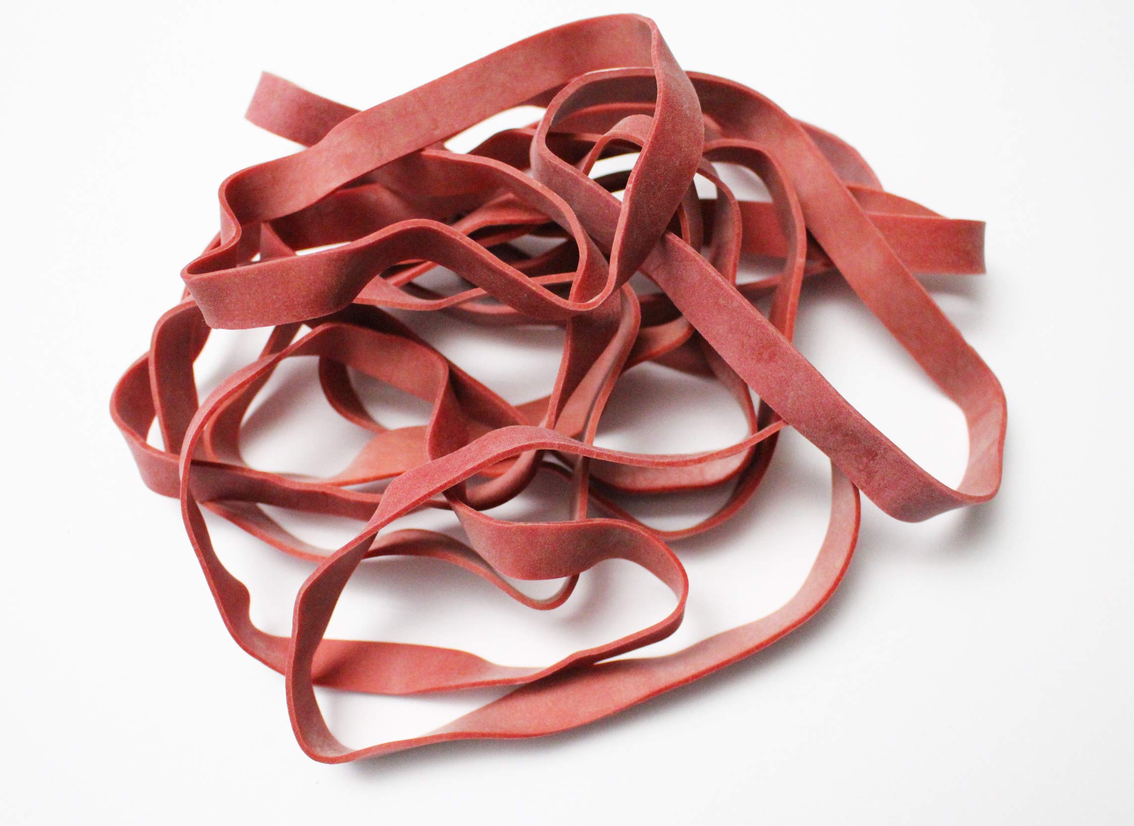 ALCO-Albert 7611 Rubber Bands 130 x 10 mm 1 kg Bag Red