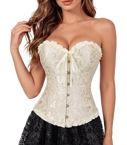 Amazon.com: Black Corset Top Bustiers Women's Lingerie Princess