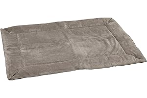 K&H Pet Products Self-Warming Dog Crate Pad, Small Self Heated Dog & Cat Bed Mat, Portable, Machine Washable, No Electric Needed, Adjustable Fit, Non-Slip Bottom - Small 25 X 20in Gray