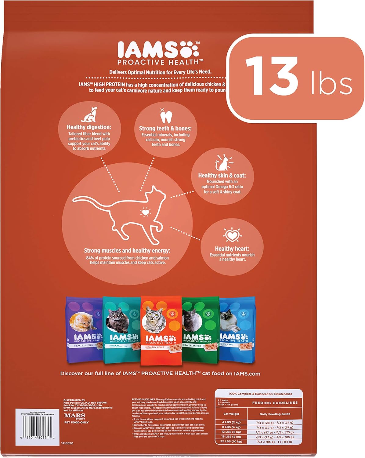 iams high protein cat food