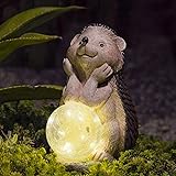 DiliComing Solar Garden Sculpture-Statue