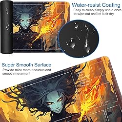 JVGFYNKL for TCG Playmat, Playmat with Zones, 24x14