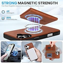 SHIELDON Genuine Leather Case for iPhone 16