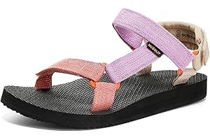 Muboliy Women's Original Sandals Comfortable Quick-Drying Casual Sport Sandal Walking Hiking Water Sandals With Arch Support 2025