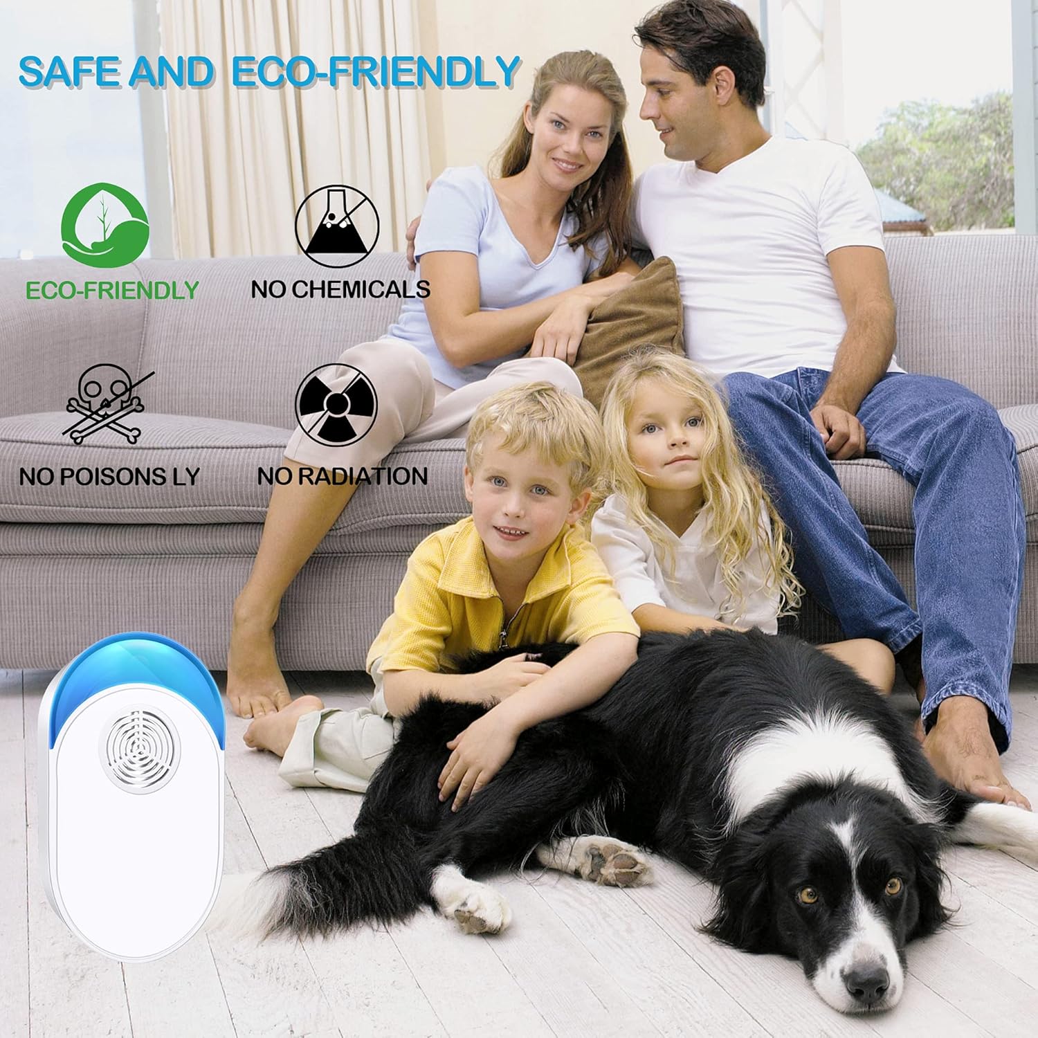 Shootingstar Ultrasonic Pest Repeller 6 Pack, Indoor Home Defense Pest Control Plug in, Pest Repellent Ultrasonic Pest Reject Pest Defender for Mice, Spiders, Insects, Bugs and Ants : Garden & Outdoor