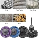 Shineboc 30pcs Grinding Discs 50mm 2in Rust Removal Paint Stripping Set view 6