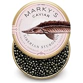 MARKY'S Siberian Sturgeon Royal Caviar - 1 oz / 28 g - Premium Sturgeon Malossol Black Roe - GUARANTEED OVERNIGHT
