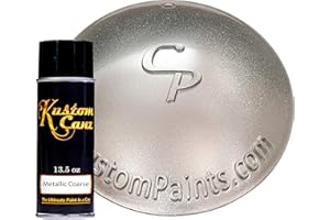 Kustom Canz Base Metallic Silver Coarse - Aerosol Can
