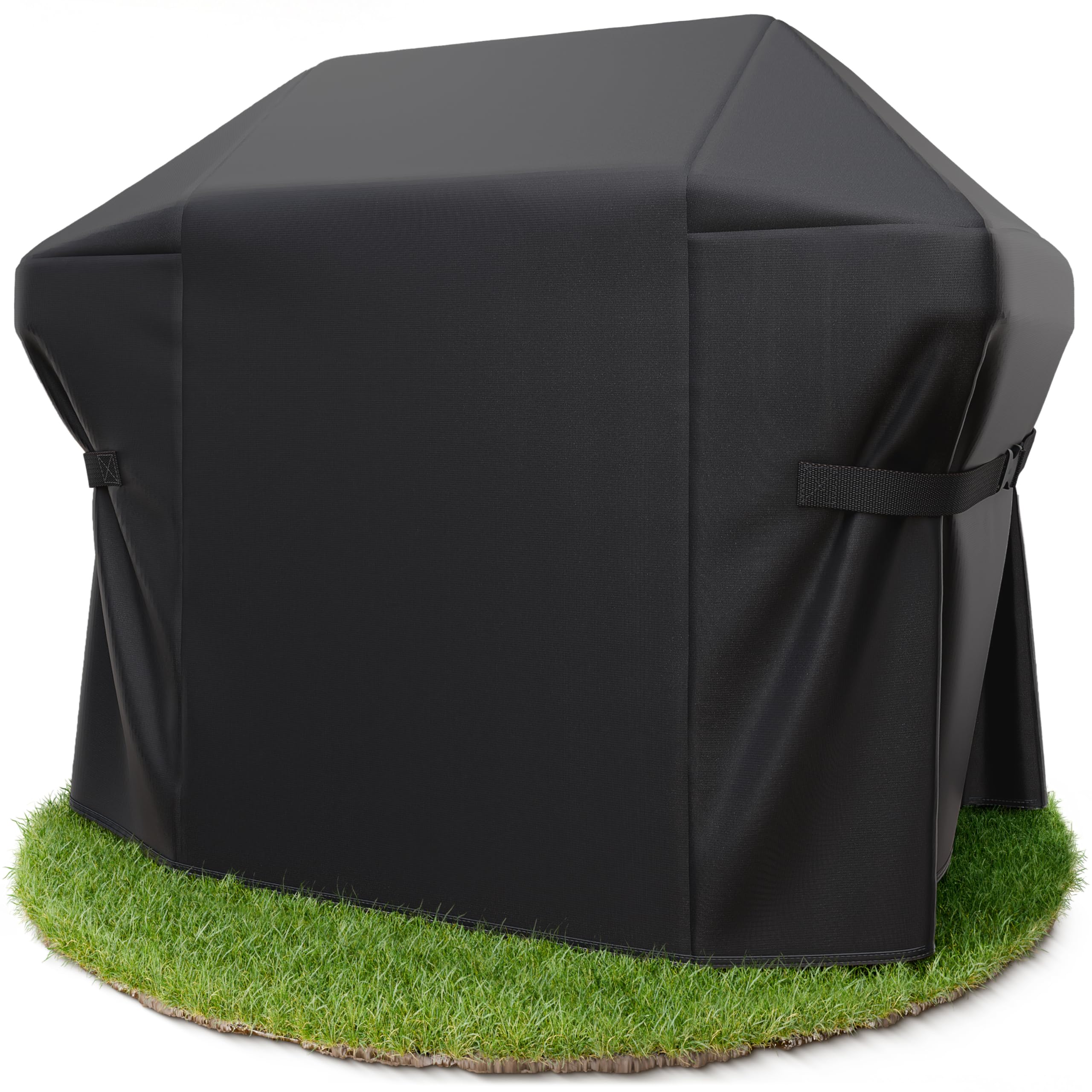 AMZBBQ Premium Barbecue Cover Weatherproof – 150 x 120 x 75 cm – 100% Waterproof Cover for Gas Grill – Grill Cover for Weber Genesis II 300 Series/Rösle Videro G4 / Enders Boston & Monroe Pro 4