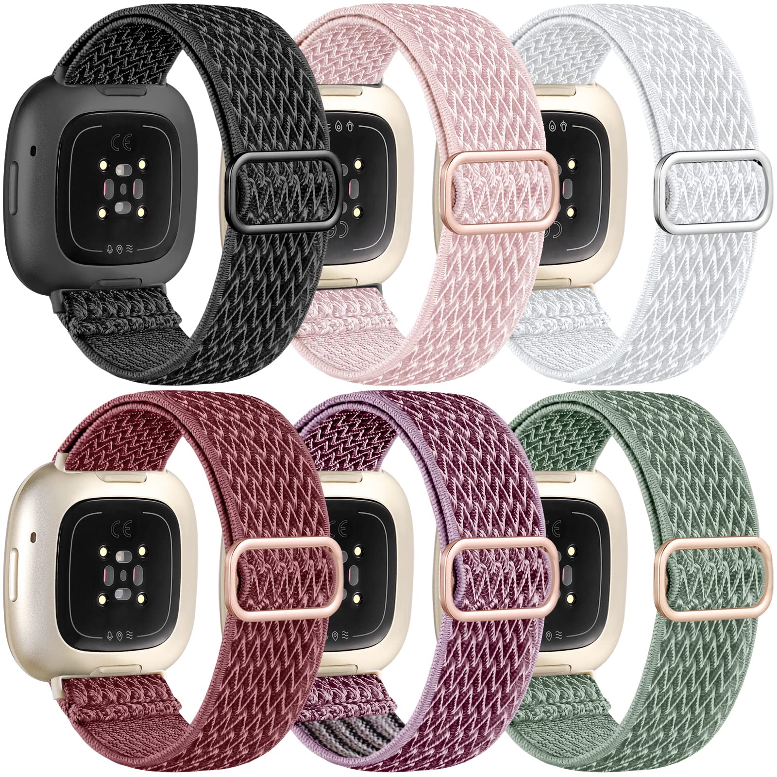 Ouwegaga Compatible with Fitbit Versa 4 Bands for