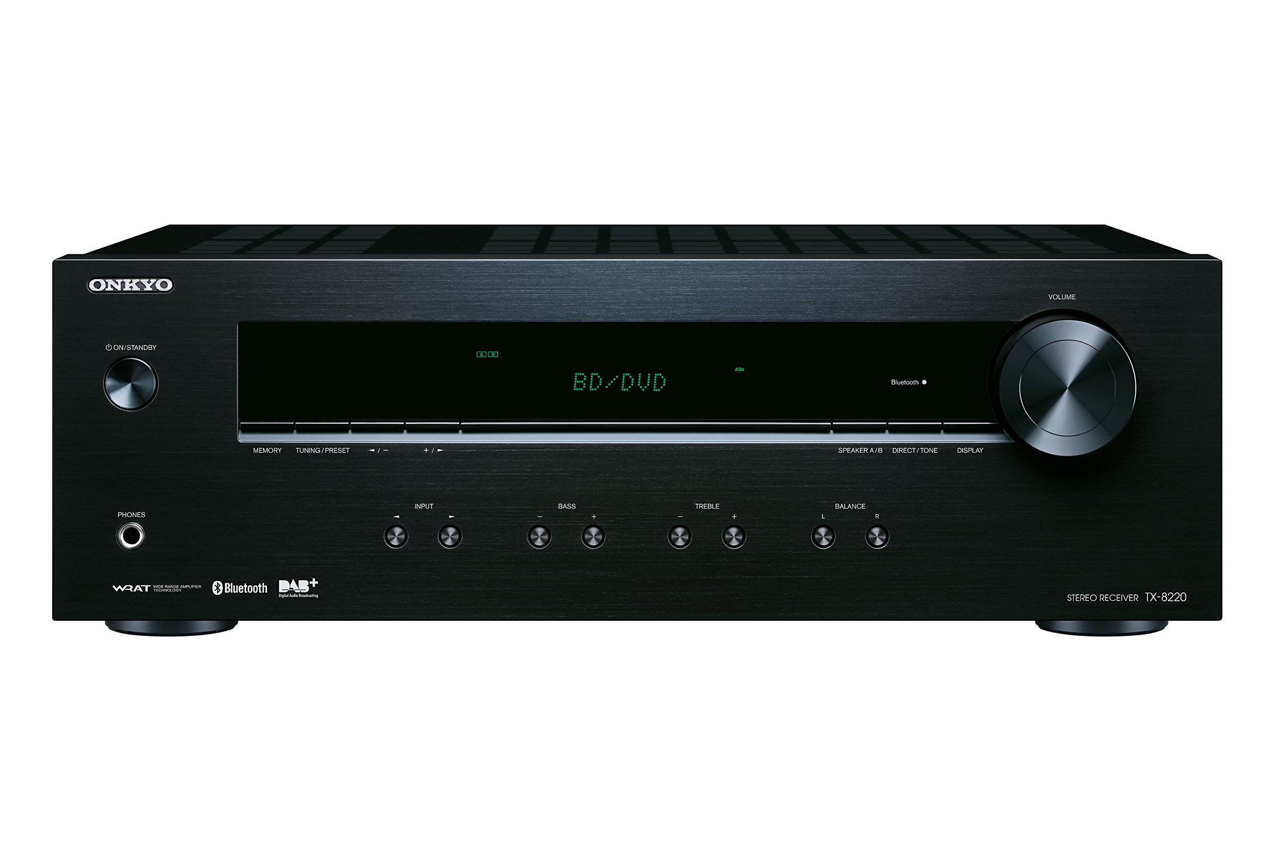 Onkyo TX8220(B) Stereo Receiver (Hifi Amplifier 100 Watt/Channel
