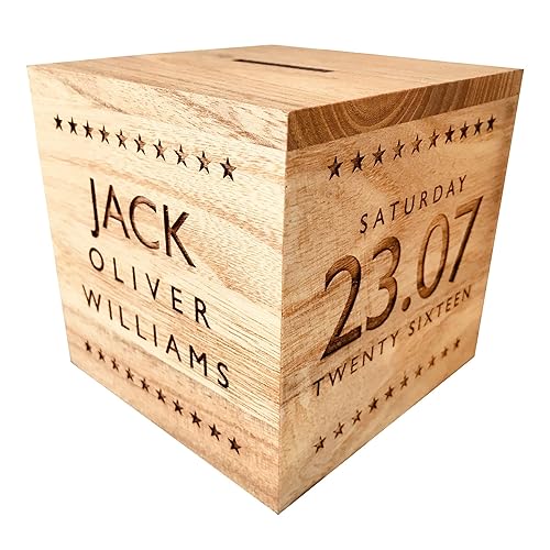 personalised money box 1st birthday