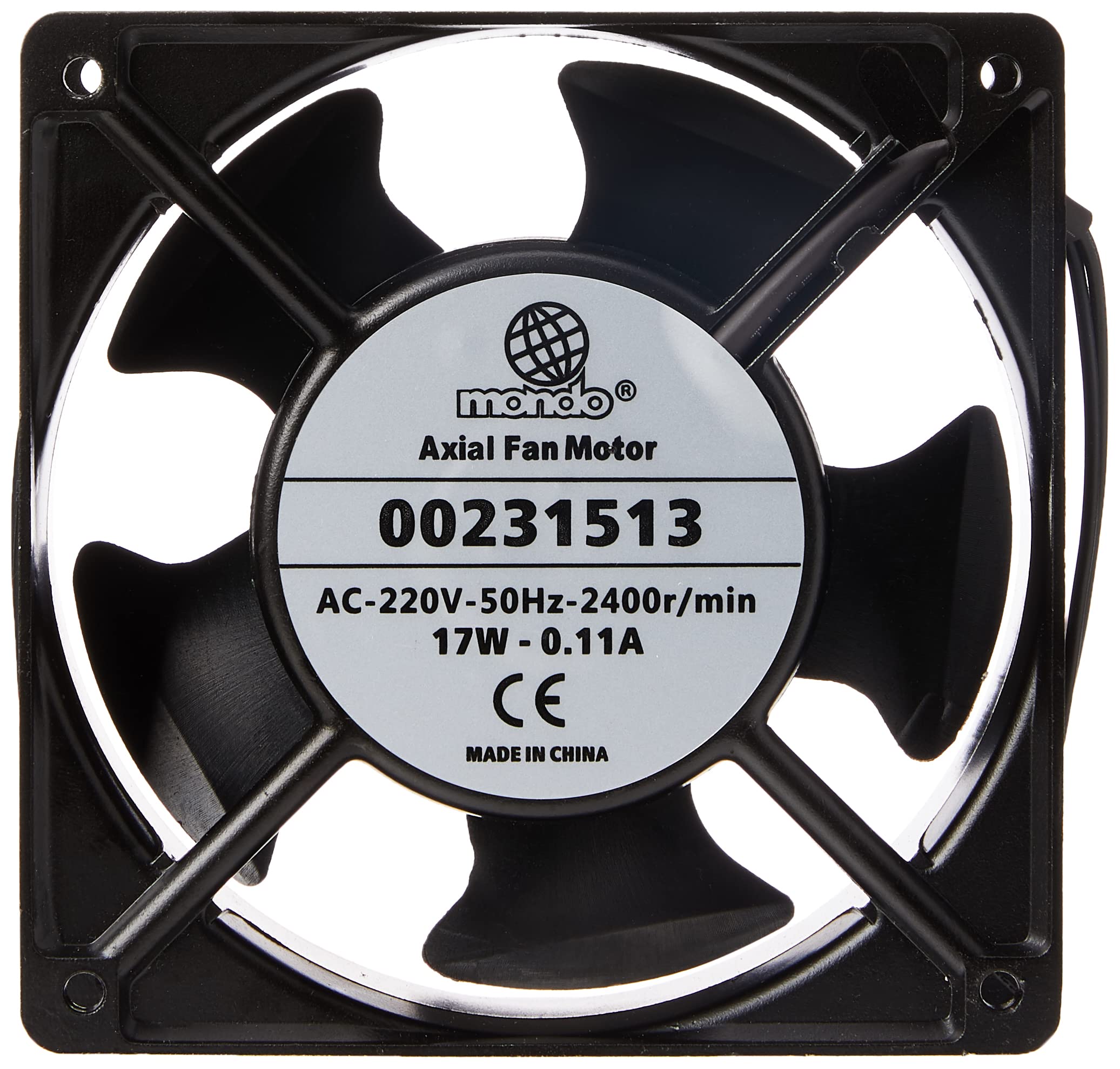 Paxanpax Universal Axial Cooling Fan Assembly, 18 W, 240 V, 120 x 120 x 38 mm 53-UN-83