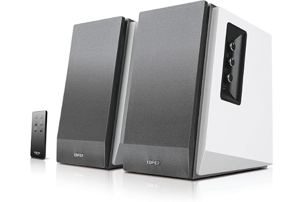 Edifier R1700BT Bluetooth Bookshelf Speakers - Active Near-field Studio Monitors - Powered Speakers 2.0 Setup Wooden Enclosur