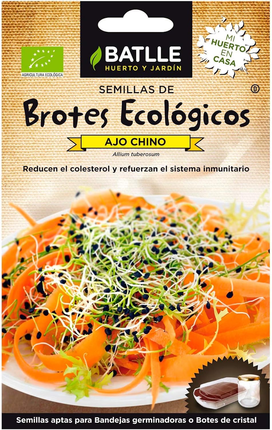 ScoutSeed El ajo orgÃ¡nico chino brota las semillas Batlle (6g ...